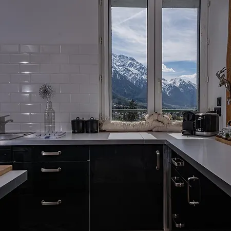 Majestic Panorama - Stunning Mont Blanc Viewsfireplacecentral *